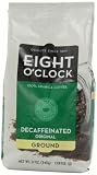 Eight OClock Coffee, Decaffeinated Ground, 12-Ounce Bag (Pack of 4)
