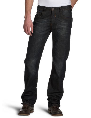 Cross E 160-132 Antonio Herren Hosen/ Lang, Gr. 34/ 32, Blau (deep blue used 132) Preisvergleich