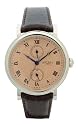Rotary Gs02503 25 Gents Stainless Steel Cream-Yellow Dial  Sub Dials Leather Strap Watch
