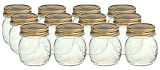 Bormioli Rocco Quattro Stagioni 8 1/2 Ounce Canning Jar, Set of 12