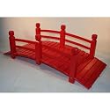 Garden bridge cedar red decorative