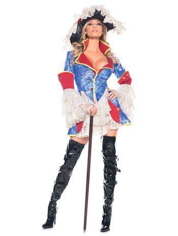 Sexy Womens Musketeer Renaissance Halloween Costume