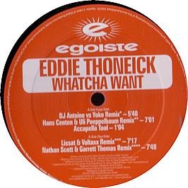 Eddie Thoneick - Whatcha Want - Zortam Music