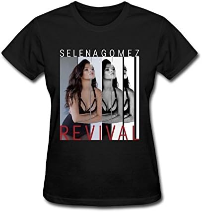 LIISSY Women's Selena Gomez The Revival Tour Short Sleeve O-Neck T-Shirt