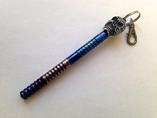 DDR Darrel Ralph Skull Kubaton Anodized Titanium Tactical Pen Rainbow*