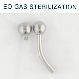Sterilized Internally Threaded Titanium Curved Barbell: 14g 7/16