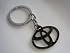 Toyota Carbon Fiber Key Chain Holder