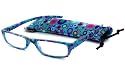 Calabria Readers Full Readers (Women) Reading Glasses - 730 Blue Mod Dots