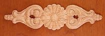 EMBOSSED WOOD APPLIQUE / ONLAY # 618 2 X 7 1/2