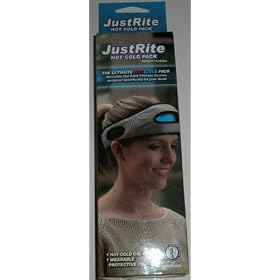 Justrite Hot Cold Therapy Wrap Pack for Migraines, Headaches & Neck & Head Pain
