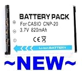 Battery NP-20 For Casio Exilim EX-S700, EX-M1, EX-M2, EX-M20U, EX-S1, EX-S100, EX-S2, EX-S20U, EX-S3, EX-S500, EX-S600, EX-S770, EX-S880