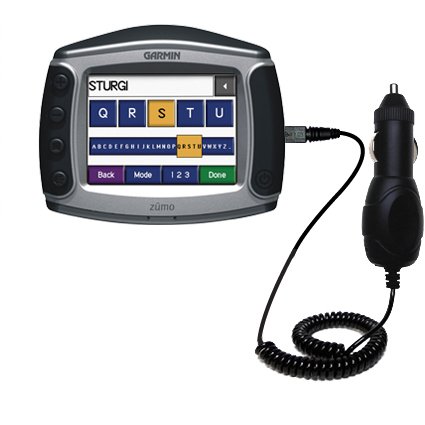 Rapid Car / Auto Charger for the Garmin Zumo 500 - Gomadic Brand w/ TipExchange Technology