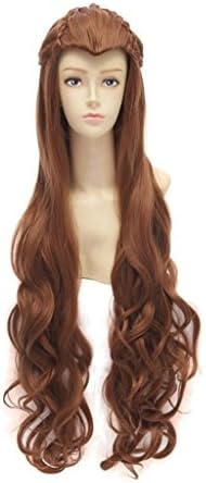 The Lord of The Rings The Hobbit Tauriel Cosplay Wigs Long Curly Halloween Party Hair
