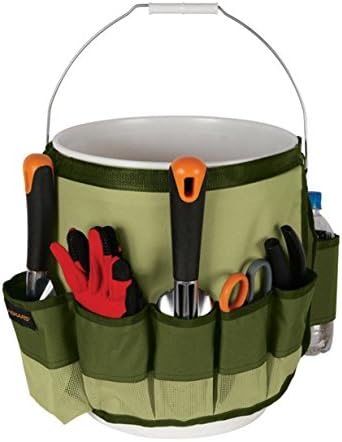 Fiskars 9424 Garden Bucket Caddy 5 Gallon Yard Tool Carrier Holder Organizer NEW
