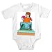 Onesie mit Körper, Personen, Fütterung, Person, Menschen, Mädchen, Person, Menschen, Personen, Fisch, Leuten, Aquarium, Haustier