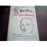 the quick and easy way to effective speaking, dale carnegie, revision by dorothycarnegie of public speaking and influencing men in bussiness book cover
