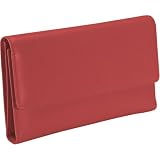 Royce Leather Women's Checkbook Clutch