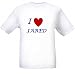 I LOVE JARED - Name-series - White T-shirt