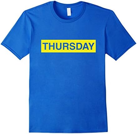 Men's THURSDAY shirt XL Royal Blue