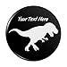 Personalized 1 Line Dinosaur T-rex Pinback Button Pin - 2.25