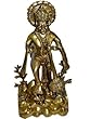 Hanuman Statue, Yoga Hindu God Hanuman Handmade Brass Sculpture Spiritual Gifts