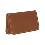 Piel Business Card/I.D. Case (Saddle)