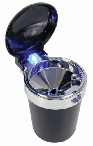 LED Lighted Smokeless Cupholder Ashtray