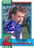 Steve Tasker Autographed/Hand Signed Football Card (Buffalo Bills)