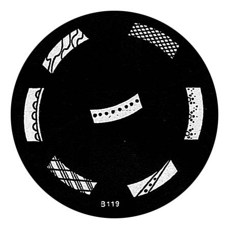Stamping Schablone - Motiv B119 Preisvergleich