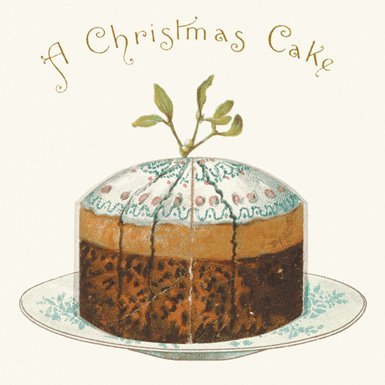 A Christmas Cake Pack of 10 Christmas Cards (Square)||RF10F