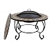 Napoli Mosaic Firepit, BBQ & Table
