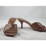 Etienne Aigner 'Cylene' Woven Leather Mule Pump (9.5M Cognac) by Etienne Aigner