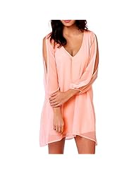 Sexy V-neck Strapless Off the Shoulder Cotton Bodycon Dress/Mini Dress 