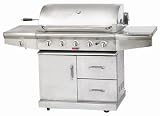 Platinum Stainless Steel 6 Burner Barbecue