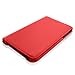 LK 360 Rotating PU Leather Case Cover with Screen Protector and Stylus Pen for Samsung Galaxy Tab 3 Lite 7.0 T110 / T111 - Red