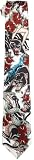 Ed Hardy Men's Panther Rose Tie