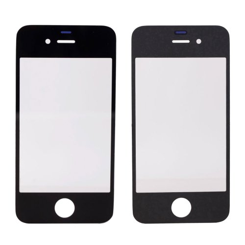 Front Screen Glass Lens For iPhone 4 Black