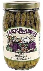 Jake & Amos Pickled Asparagus, 16 Ounce - 3 Pack