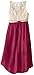 Ruby Rox Big Girls' High Low Dress with Crocet Bodice