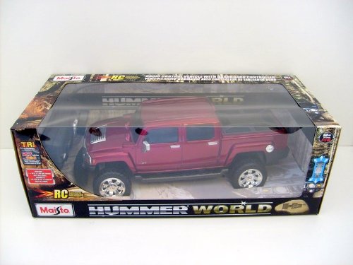 MAISTO 1/16 RADIO CONTROL 81076 HUMMER H3T 2008 RED
