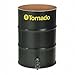 TORNADO Vacuum Drum Open Head 55 gal Steel Black