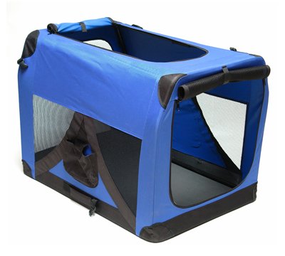 DEMA Hundebox Katzenbox XL blau 81,3x58,4x58,4cm