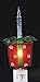 Whimsical Red & Green Christmas Gift Bubble Night Light
