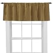 Fieldcrest&reg; Velvet Stripe Window Valance - Mocha (54x17")
