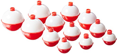 Eagle claw snap-on floats assortment, 12 piece (red and…