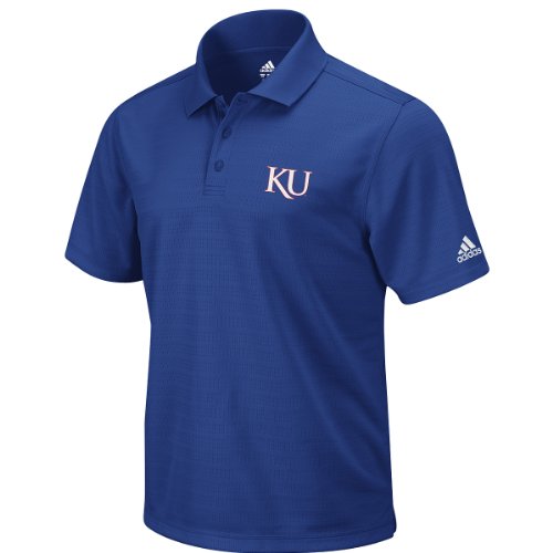 Adidas Kansas Jayhawks Clima Polo Extra Large