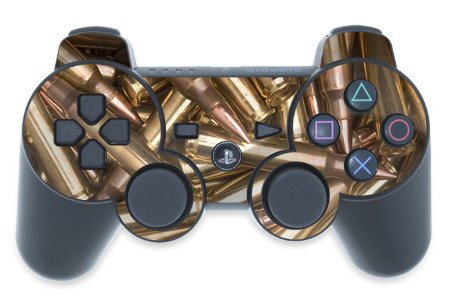Bullets Design PS3 Playstation 3 Controller Protector Skin Decal Sticker