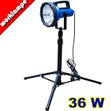 TELESKOP ARBEITSLEUCHTE BAUSTRAHLER m.STATIV 90-165cm 36W KOSTENLOS VERSAND