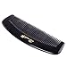 Breezelike Fine Tooth Hair Comb - No Static Handmade Detangling Comb - Natural Black Buffalo Horn Comb for Women, Men & Kids