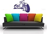 Motorcycle Chopper Vinyl Wall Decal Sticker Graphic By LKS Trading Post